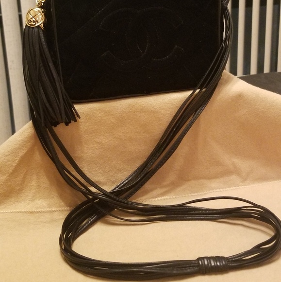CHANEL Bags Chanel Quilted Velvet Camera Bag Poshmark